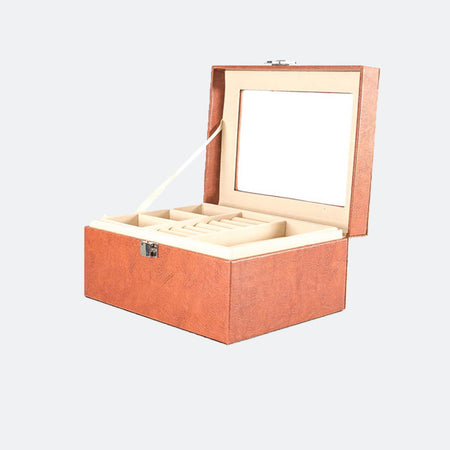 Jewelry box organizer with lock